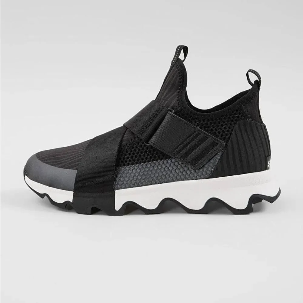 ✨Sorel Kinetic Black Mesh Front Strap High Top Athletic Sz 8.5 Sneakers✨ - Picture 8 of 10